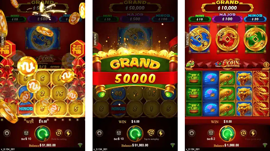 3 Coins Play5 Bonus
